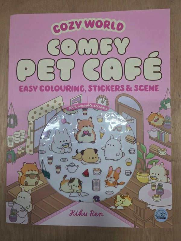 Cozy World - Comfy Pet Café - Kleuren & Stickeren