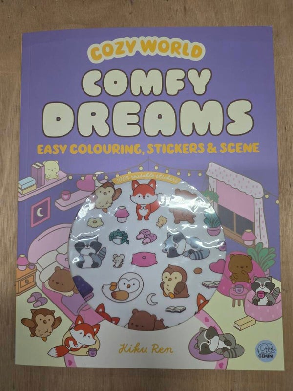 Cozy World - Comfy Dreams - Kleuren & Stickeren