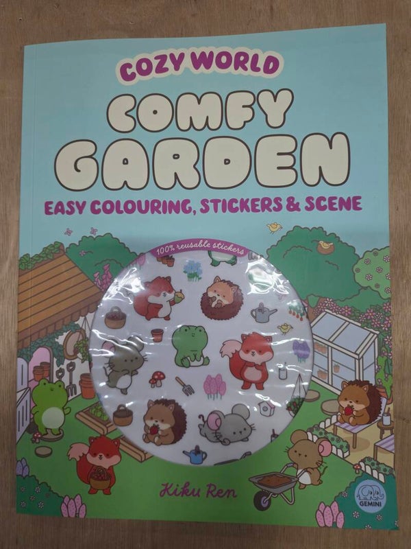 Cozy World - Comfy Garden - Kleuren & Stickeren