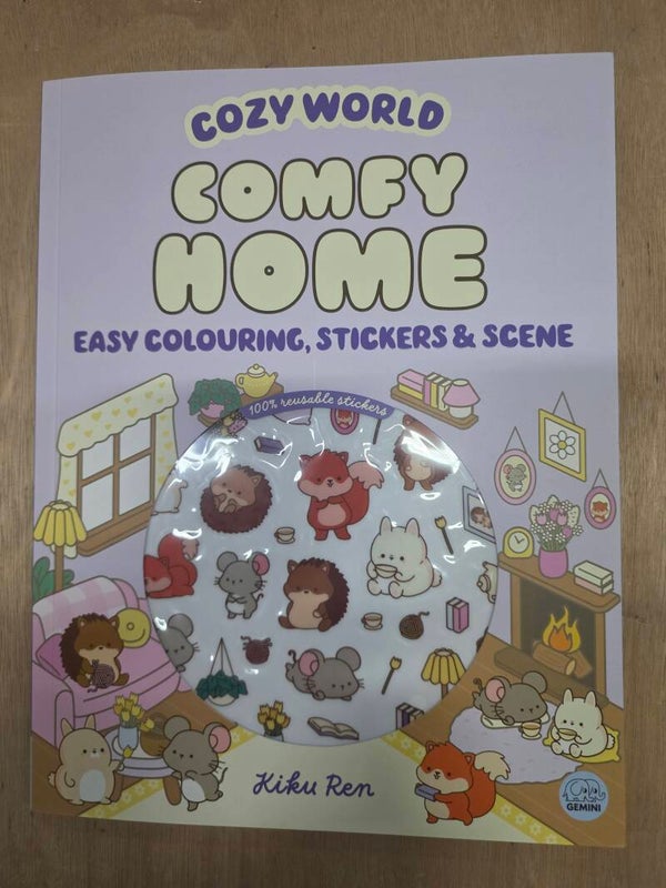 Cozy World - Comfy Home - Kleuren & Stickeren