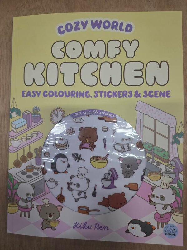 Cozy World - Comfy Kitchen - Kleuren & Stickeren