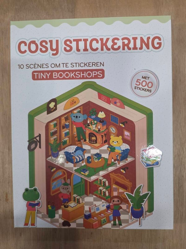 Cosy Stickering - Tiny Bookshops