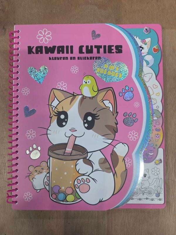 Kawaii Cuties - Kleuren & Stickeren