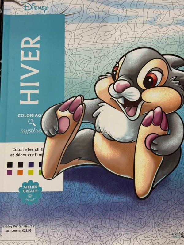 Disney - Kleuren op nummer - Winter
