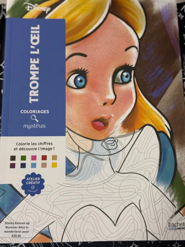 Disney - Kleuren op nummer - Alice in Wonderland