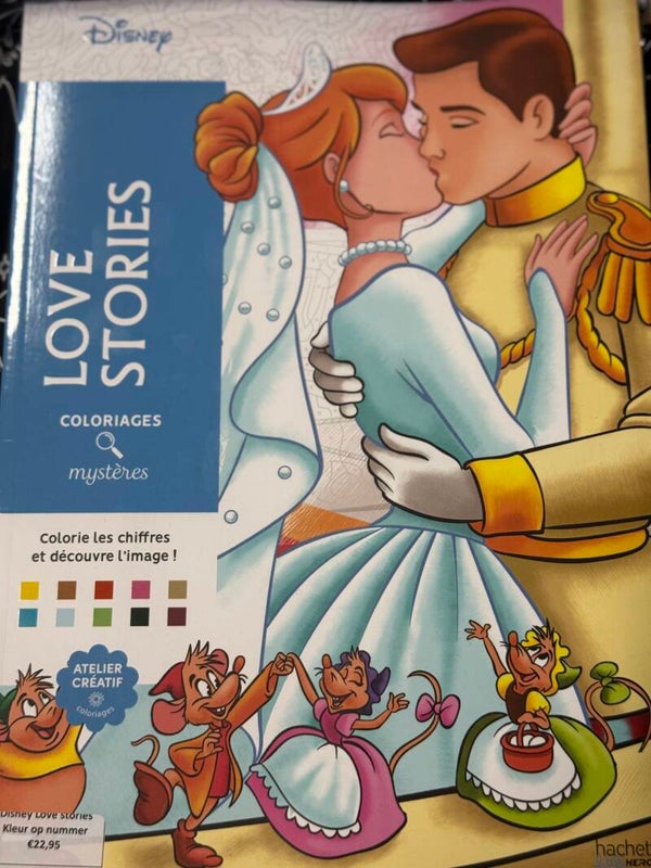 Disney - Kleuren op Nummer - Love Stories
