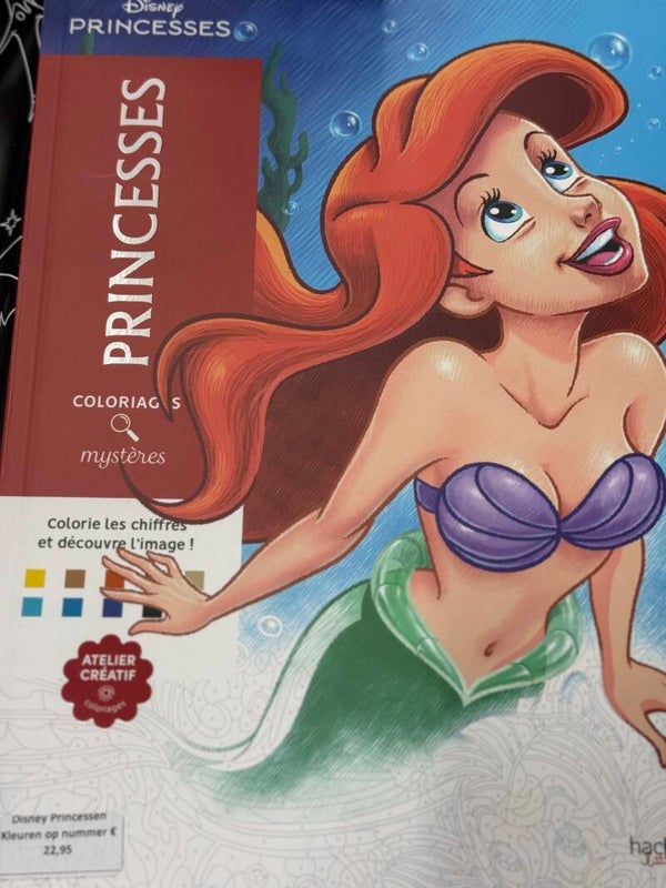 Disney - Kleuren op nummer - Princesses