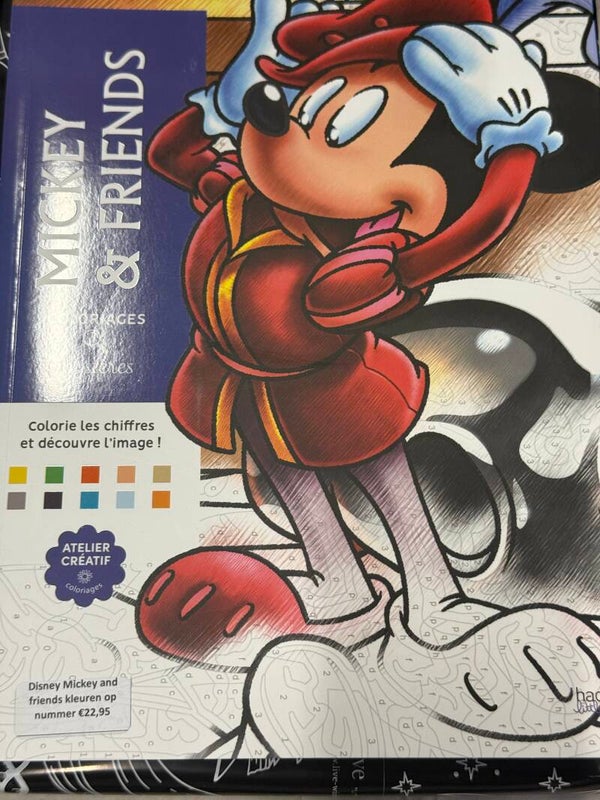 Disney - Kleuren op nummer - Mickey & Friends