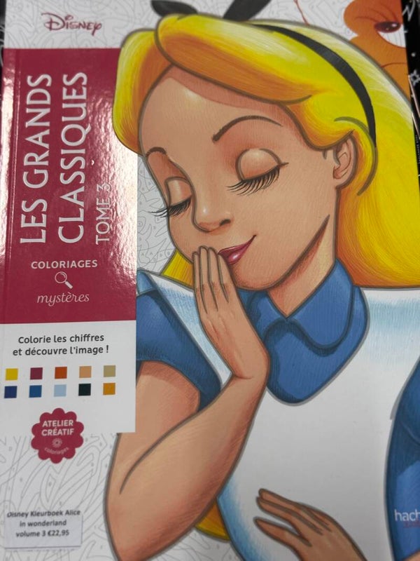 Disney - Kleuren op nummer - Alice in wonderland Classics volume 3