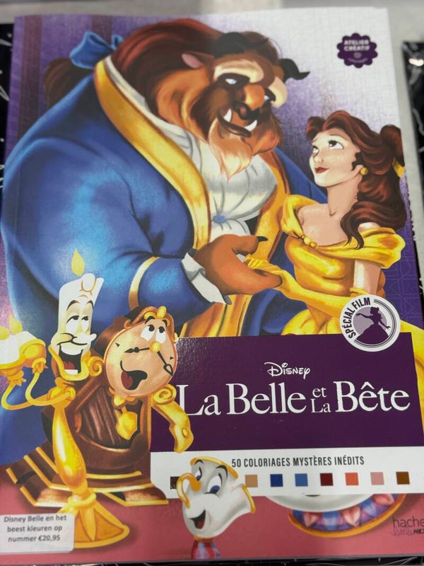 Disney - Kleuren op nummer - Belle en het Beest