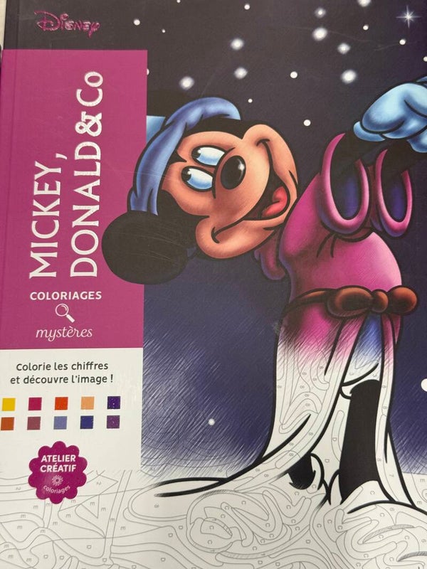 Disney - Kleuren op Nummer - Mickey, Donald & Co