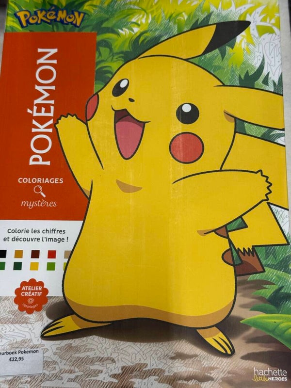 Pokemon - Kleuren op nummer