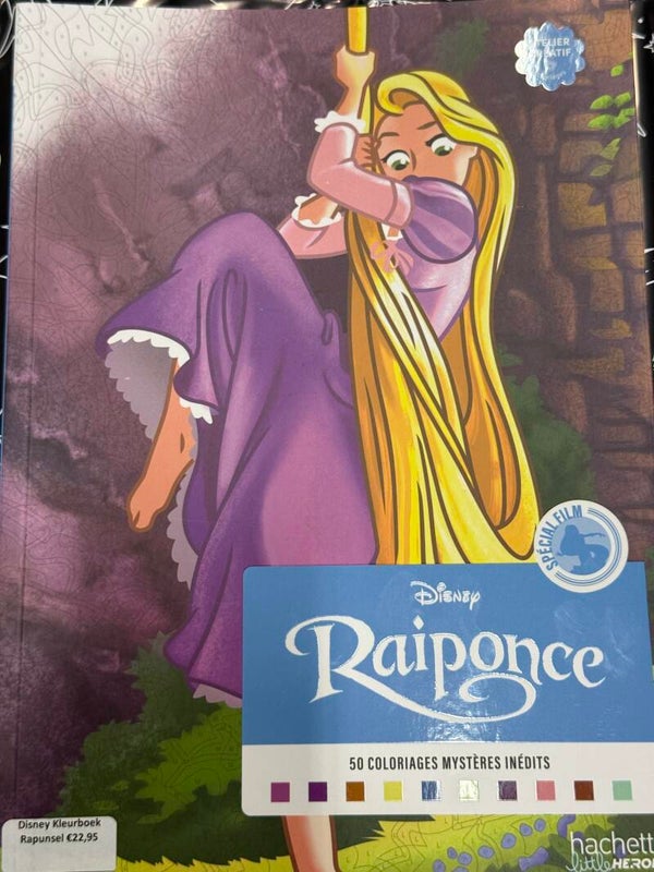 Disney - Kleuren op nummer - Rapunsel