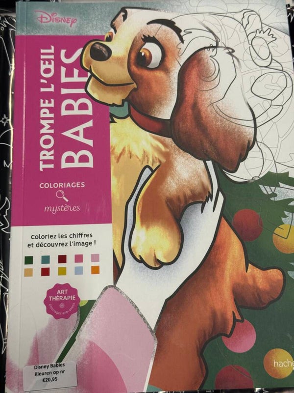 Disney - Kleuren op nummer - Babies