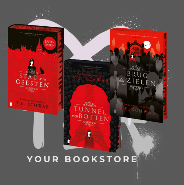 Stad vol Geesten - Tunnel van Botten - Brug der Zielen Set - V.E. Schwab - Romantasy - NL🌶️