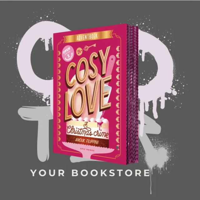 Adventboek Cosy Love A Christmas Crime - Anouk Filippini - Cozy Crime & Mystery -NL - PRE-ORDER