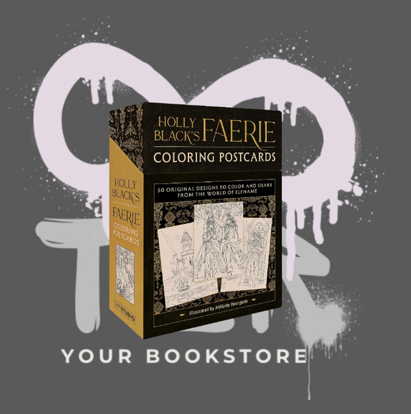 Holy Black's Faerie Coloring Postcards
