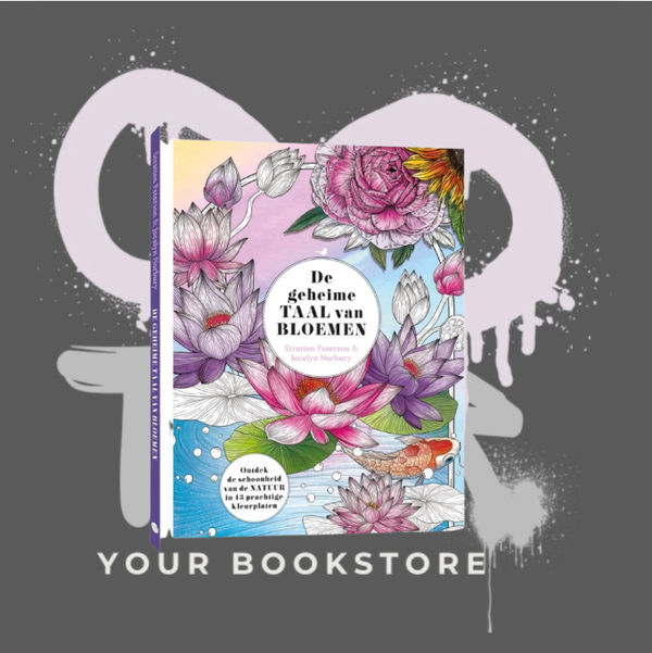De Geheime Taal van Bloemen -  Kleurboek