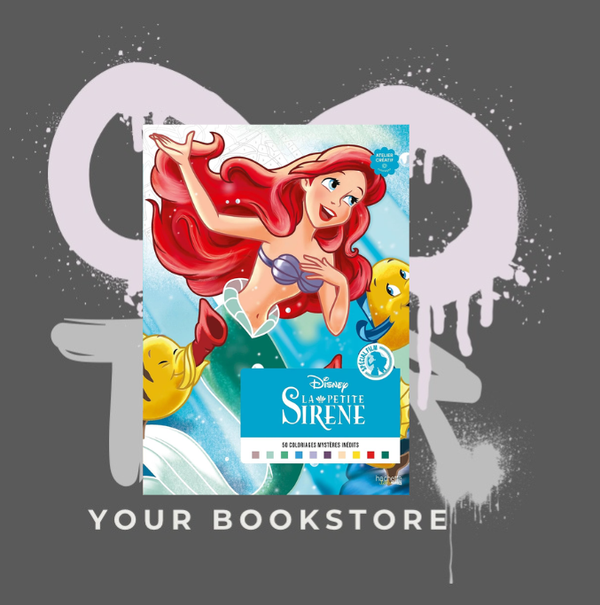 Disney -  Kleuren op Nummer - La Petitie Sirene - Ariel