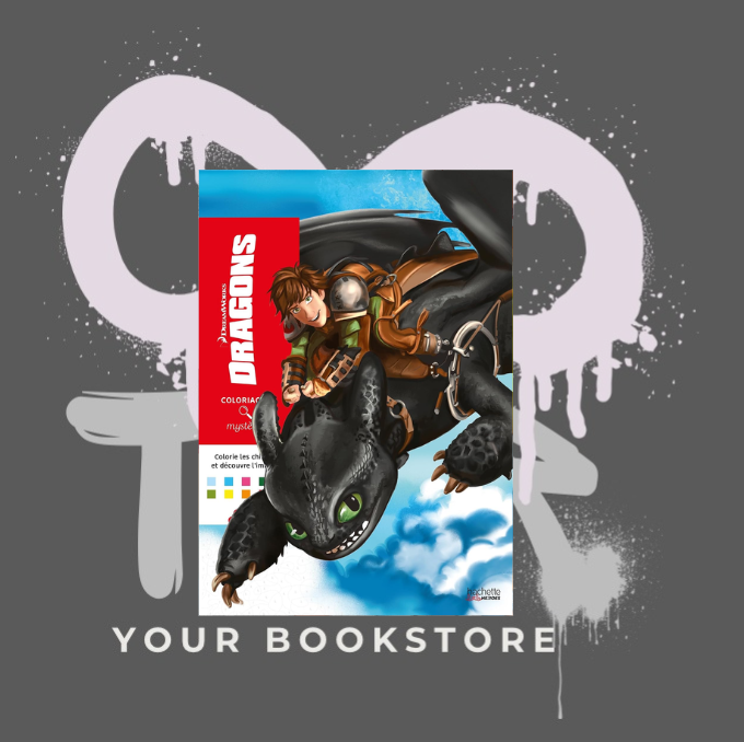 DreamWorks  - Kleuren op nummer - Dragons