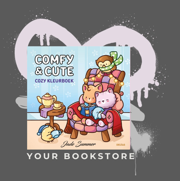 Comfy & Cute - Cozy Kleurboek - Jade Summer