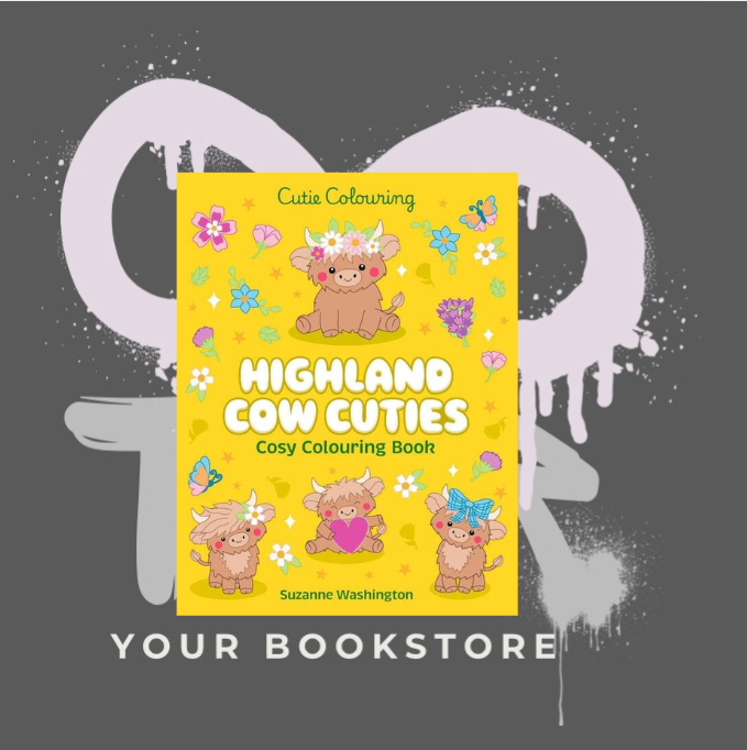 Colouring Book - Highland Cow Cuties