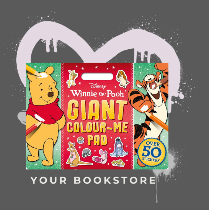 Disney Winnie the Pooh - Giant Colour-Me Pad