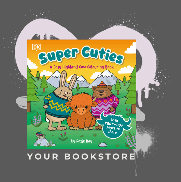 Cozy Colouring - Super Cuties A Cosy Highland Cow