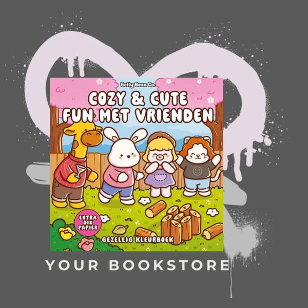 Cozy Colouring - Cozy & Cute Fun met Vrienden - Belly Bean Co.