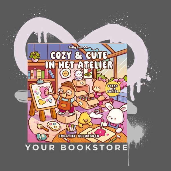 Cozy Colouring - Cozy & Cute in het Atelier - Belly Bean Co.