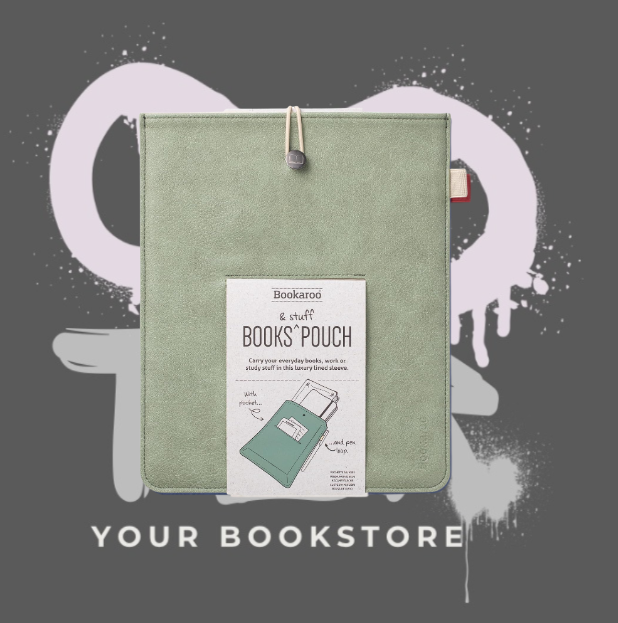 Bookaroo Book & Stuff Pouch - Fern