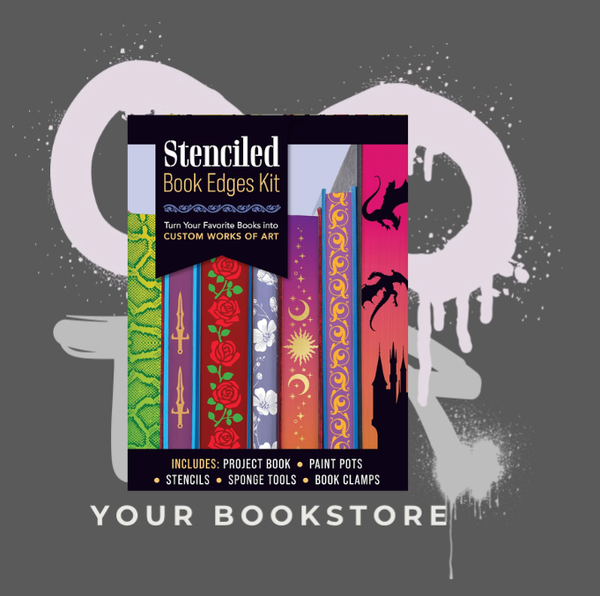 Stenciled Book Edges Kit - ENG