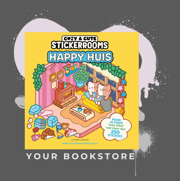 Stickerrooms - Happy Huis