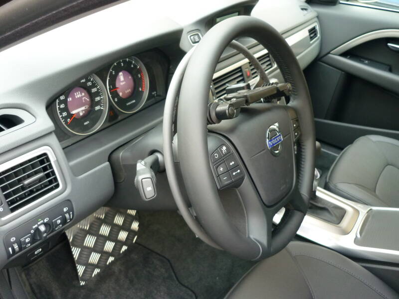 gasring achter het stuur