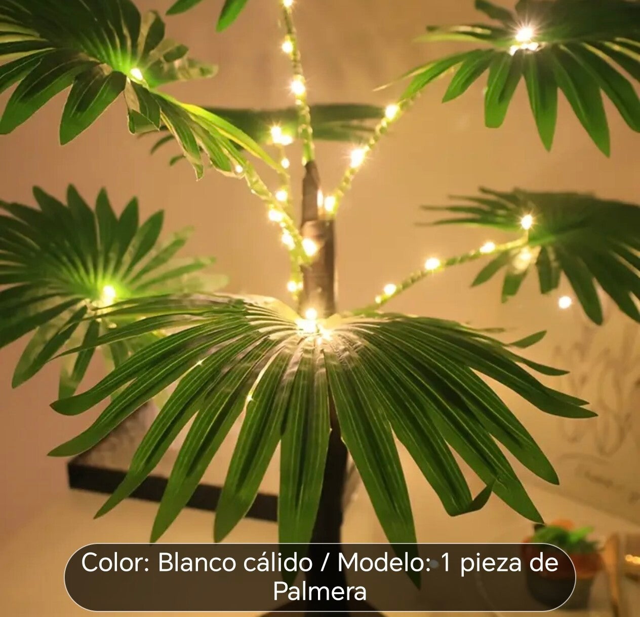 Lampara led de palmera