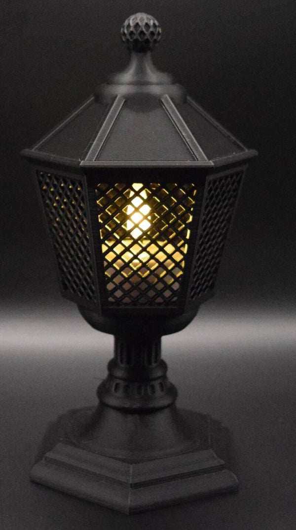 Vintage lantaarnpaal 60mm 1 lamp