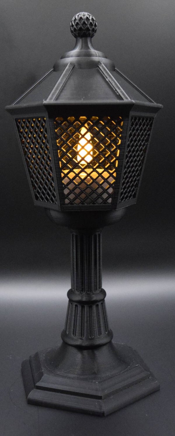 Vintage lantaarnpaal 240mm / 1 lamp