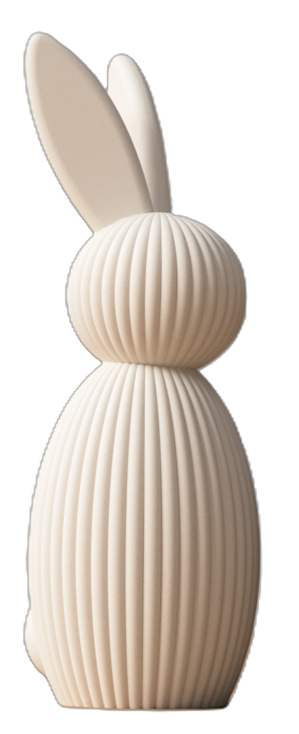 Paashaas met staartje 16cm