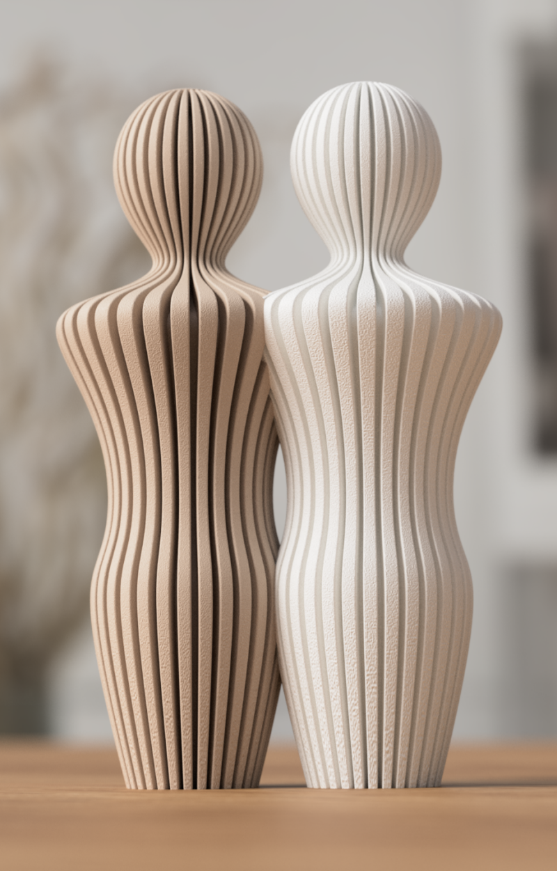 Familie gezinsbeeldje koppel 2 mannen 20cm