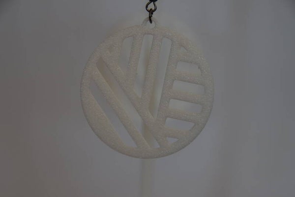 Oorbellen Rond met strepen