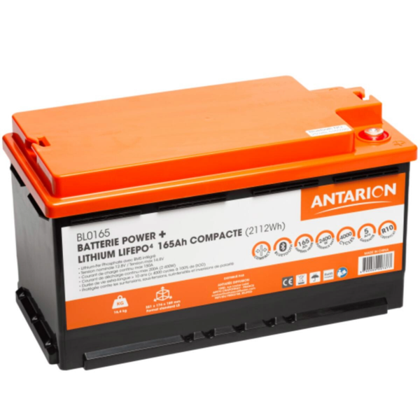 Antarion Batterie LITHIUM POWER + 165Ah