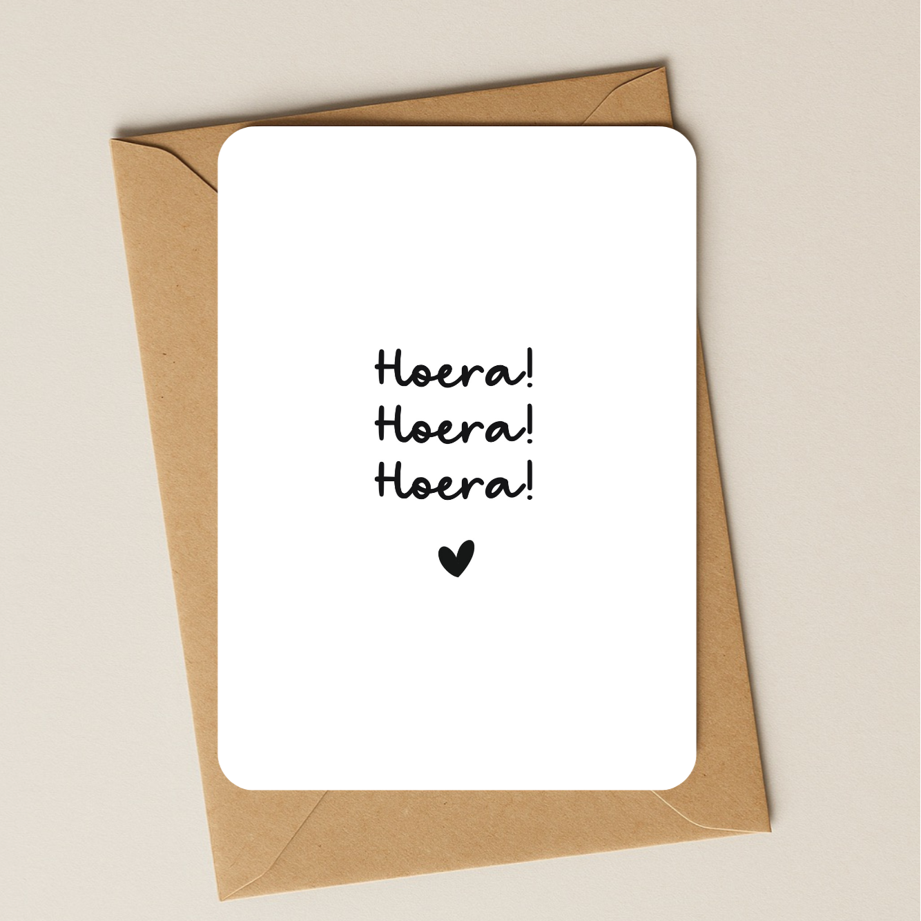 Verjaardag - Hoera 3x