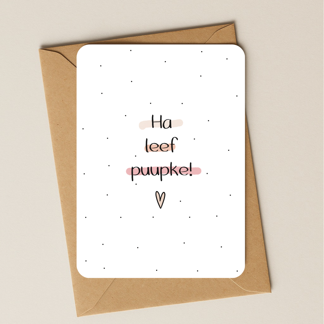 Baby - Ha leef puupke roze