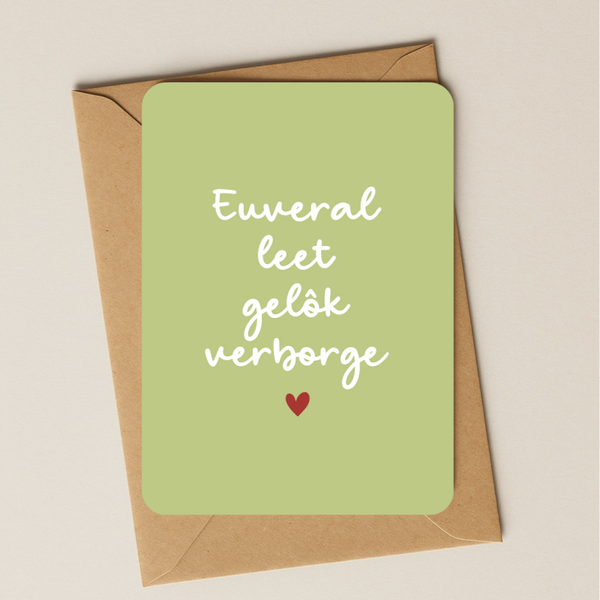 Vastelaovend - Euveral leet gelôk verborge
