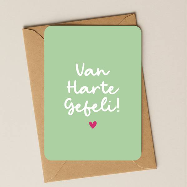 Verjaardag - Van harte gefeli