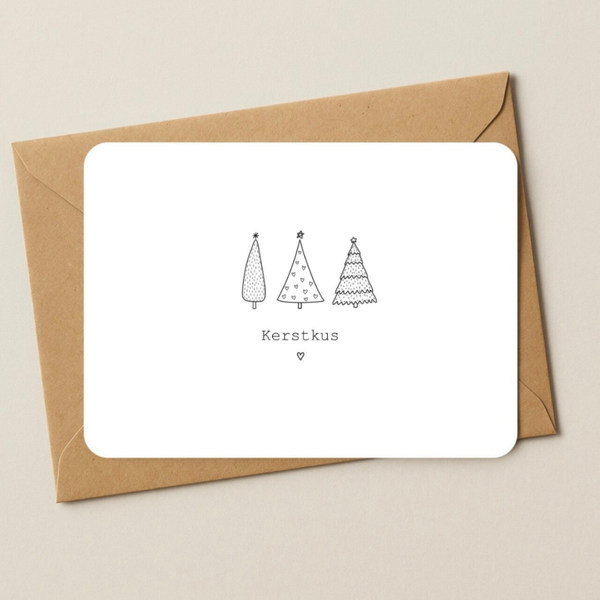 Kerst - Kerstkus b/w