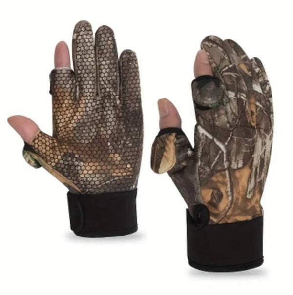 neoprene cameo shooting gloves