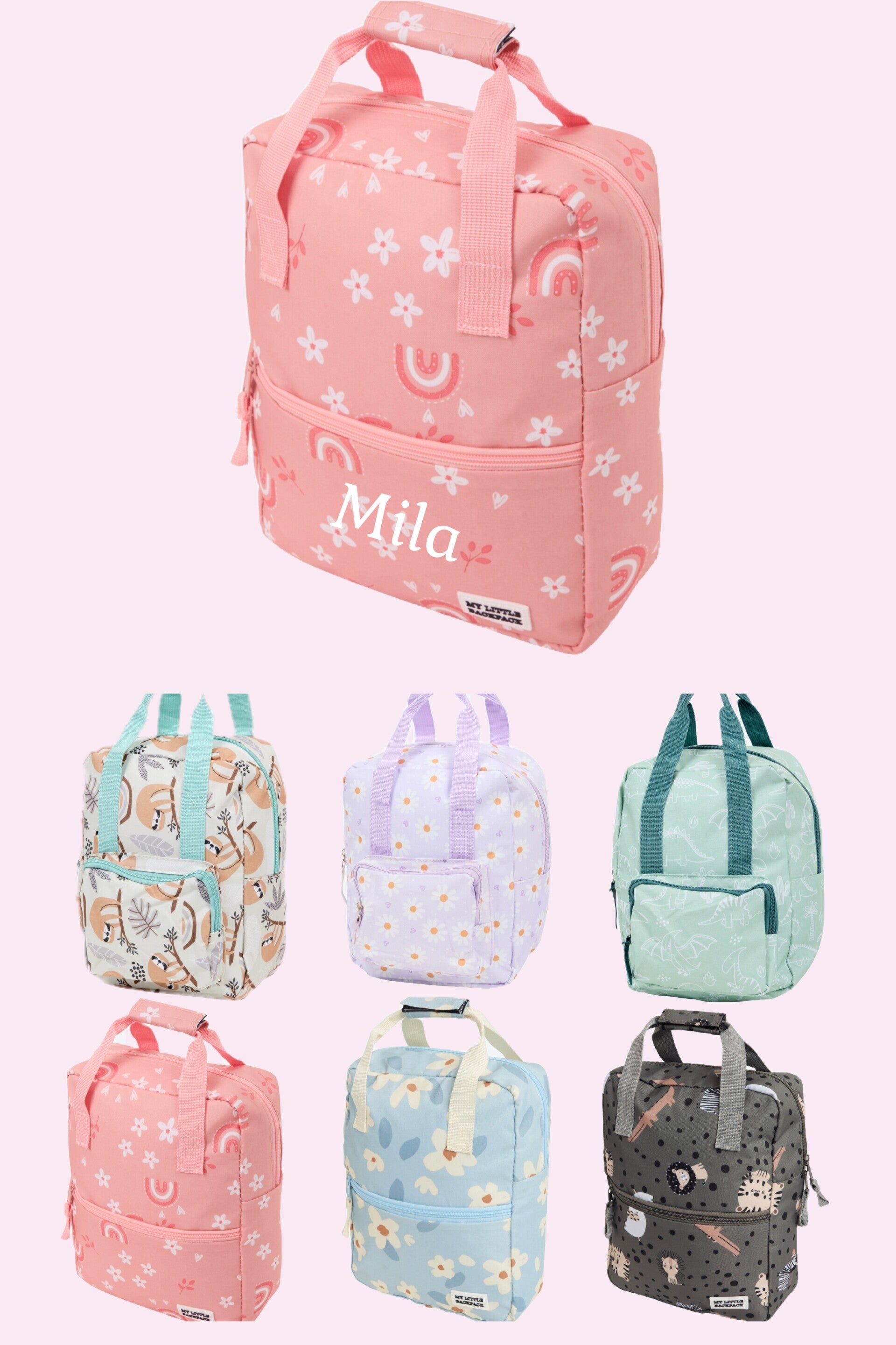 Rugtasje bedrukt met naam