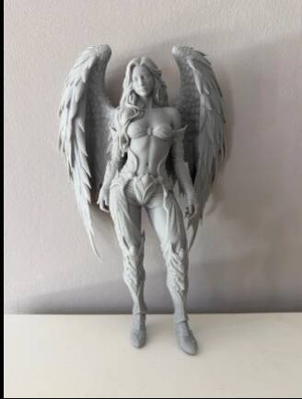 Figurine Ange Résine 23 cm – Haute qualité / Non peinte