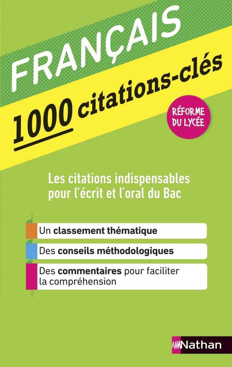 1000 citations pour le bac